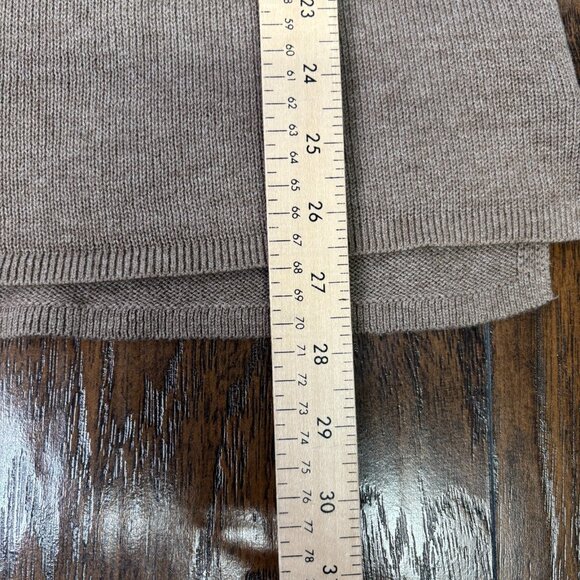 Old Navy Sweater Large Brown Long Sleeve Pullover Cotton Blend Knit Women's - Picture 9 of 11